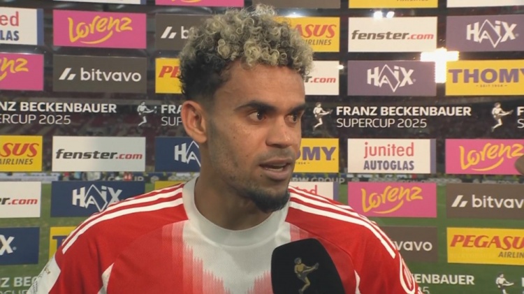 开云应用-迪亚斯：很高兴赢得在拜仁的首个冠军，与凯恩一起踢球很容易