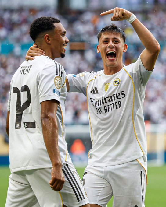 开云体验-首助！阿诺德皇马生涯首次制造进球，全场56次传球成功51次